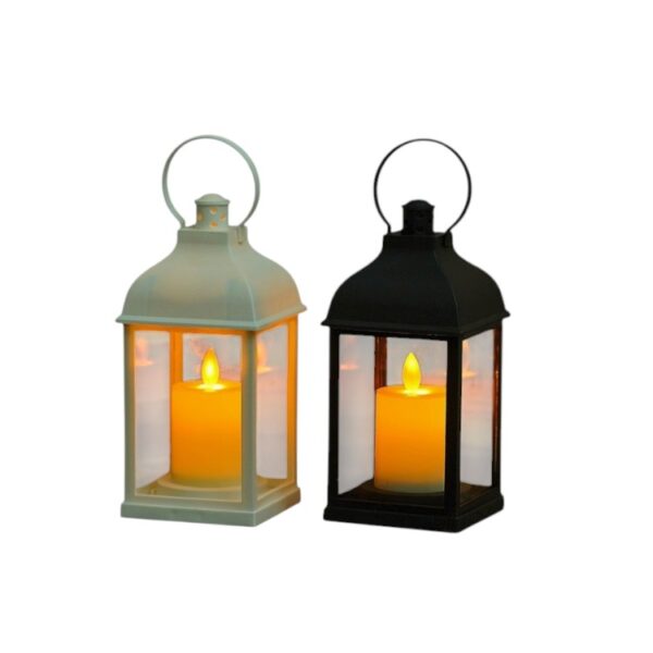 Decor With Candle Build-in Battery Operated Home Decor Plastic High Quality WeddingCandle Lantern