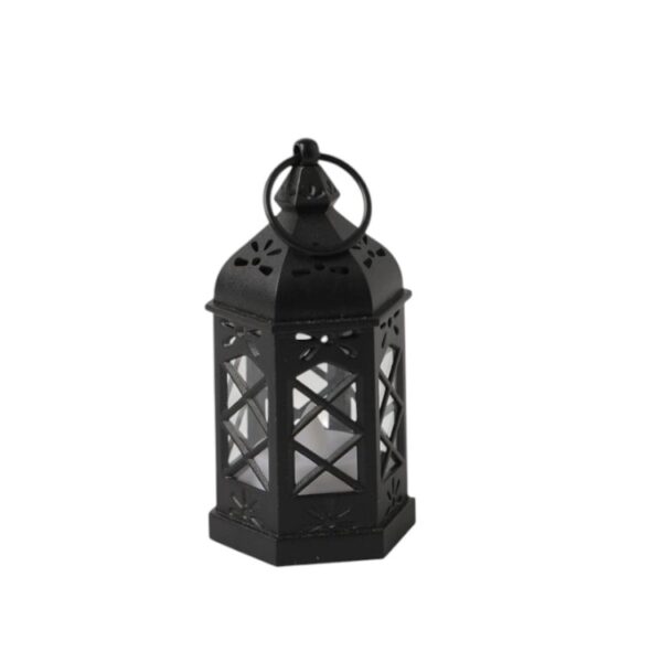 Mini Candle Lanterns Decorative Indoor Outdoor LED Vintage Rustic Hanging Farmhouse Fireplace Lanterns Centerpieces for Tables Decorations