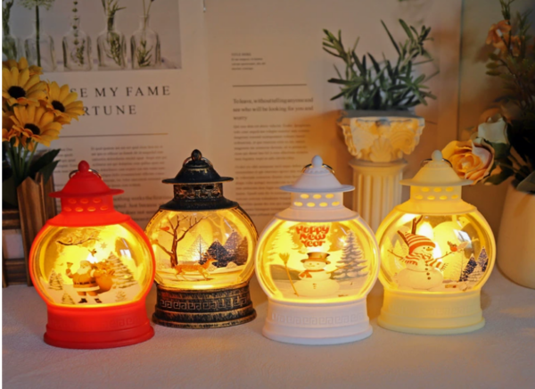 Christmas LED Electronic Candle Lights – European-Style Flameless Hurricane Lamps for Festive Party Decor & Home Ambiance - Image 3
