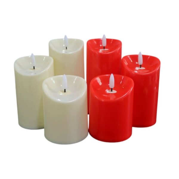 Remote-Controlled LED Flameless Candles – Realistic Wax Look for Weddings, Parties, Romantic Dinners & Festival Path Lighting