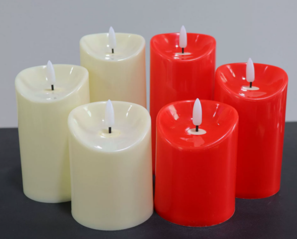 Remote-Controlled LED Flameless Candles – Realistic Wax Look for Weddings, Parties, Romantic Dinners & Festival Path Lighting - Image 4