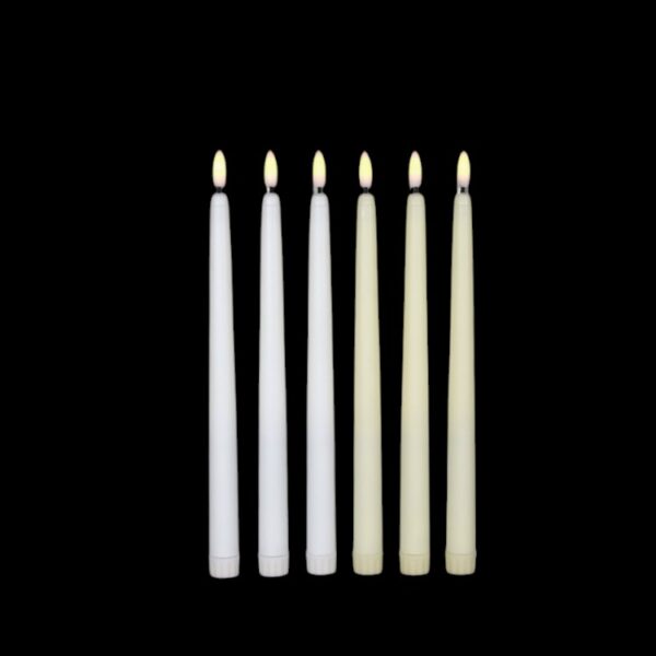 10-Key Remote 3D Bullet-Tip LED Flameless Candles – Spiked Halloween/Bar Decor, Reusable Electronic Candles for Home & Holiday Ambiance