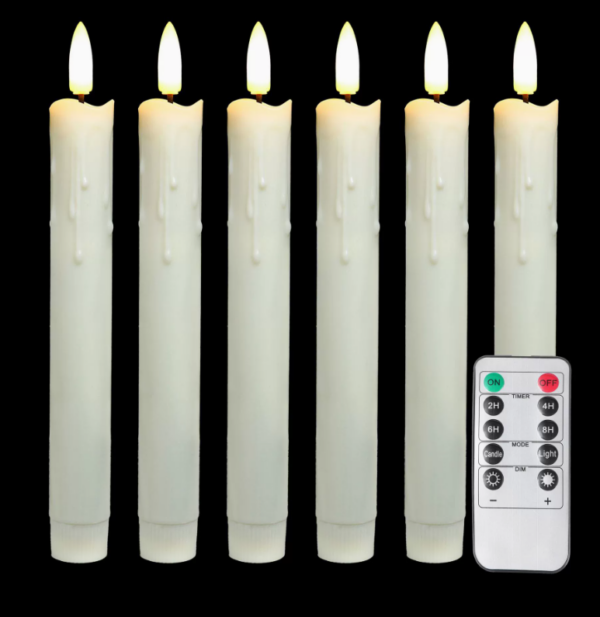 European-Style Tall LED Flameless Candles – Wedding, Party & Festive Décor with Realistic Flame Effect for Events, Home, and Holiday Ambiance - Image 2