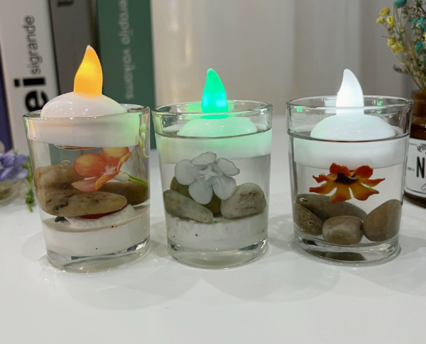 Floating Water-Activated LED Candles – Waterproof Auto-Ignite Pool Lights for Weddings, Parties & Outdoor Décor – Flameless, Safe & Reusable Waterproof Candlesticks - Image 3