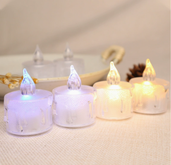 LED Flameless tea Candles – Romantic Proposal, Birthday Ambiance & Indoor Decorative Smokeless Night Lights - Image 2