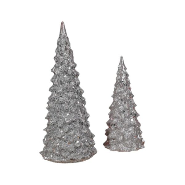 Bottomless Glowing Christmas Tree LED Color-Changing Night Light - Festive Decor for Parties, Holiday Ambiance, and Cordless Decorative Candle Effects