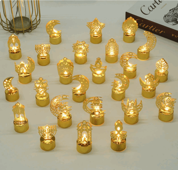 Best-Selling LED Candle Night Light – Flameless Battery/USB Tabletop Lamp for Christmas Decor, Mood Ambiance, Bedroom, Desk, or Festive Holiday Home Party Decoration - Image 3