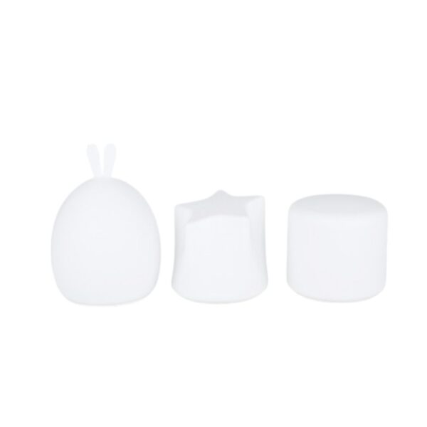 Mini Silicone Night Light - Cute Touch-Activated LED Bedside Lamp, Cartoon Kids Nightlight with Creative Designs for Nursery, Bedroom & Children's Room Decor