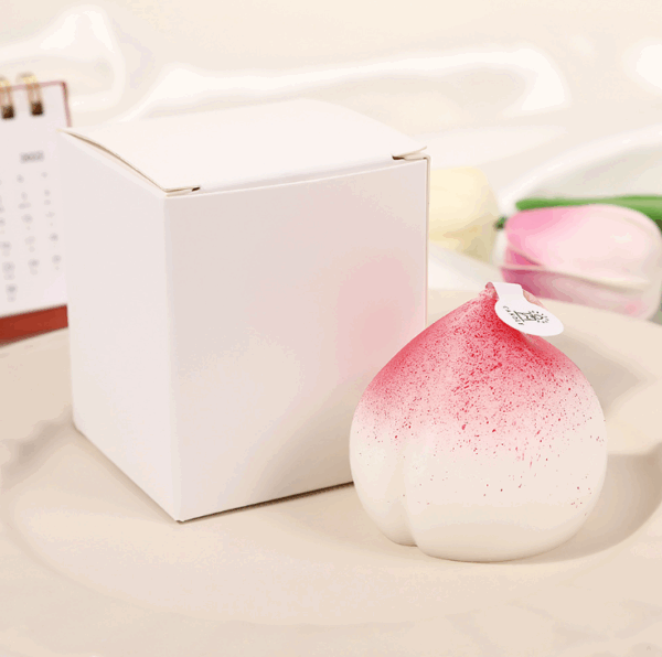 Realistic Peach-Shaped Aromatherapy Candles – Bulk Wholesale Soy Wax Fruit Décor, Peach-Scented Gifts for Home, Party Favors, and Creative Simulated Fruit Candle Set - Image 4