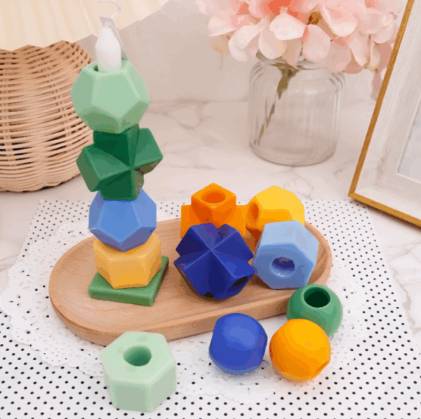Bulk Wholesale Soy Wax Aromatherapy Candles - Instagrammable Stacked Candles, Creative Home Decor Fragrance Pile Set for Photo Props & Relaxation - Image 3
