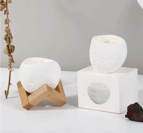 Handmade Smokeless Soy Wax & Plaster Scented Candles Wholesale – Home Fragrance, Eco-Friendly Aromatherapy, Wedding Gift, Party Favors, Decorative Ornaments - Image 3