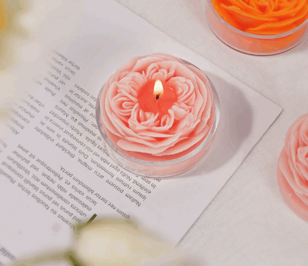Wholesale Austin Rose Scented Candles – Hand-Poured Soy Wax Aromatherapy Gift Set for Mother’s Day, Home Décor & Events | Creative Floral Fragrance, Decorative Shape Ceramic Jar, Smokeless Luxury - Image 2