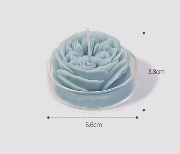 Wholesale Austin Rose Scented Candles – Hand-Poured Soy Wax Aromatherapy Gift Set for Mother’s Day, Home Décor & Events | Creative Floral Fragrance, Decorative Shape Ceramic Jar, Smokeless Luxury - Image 4