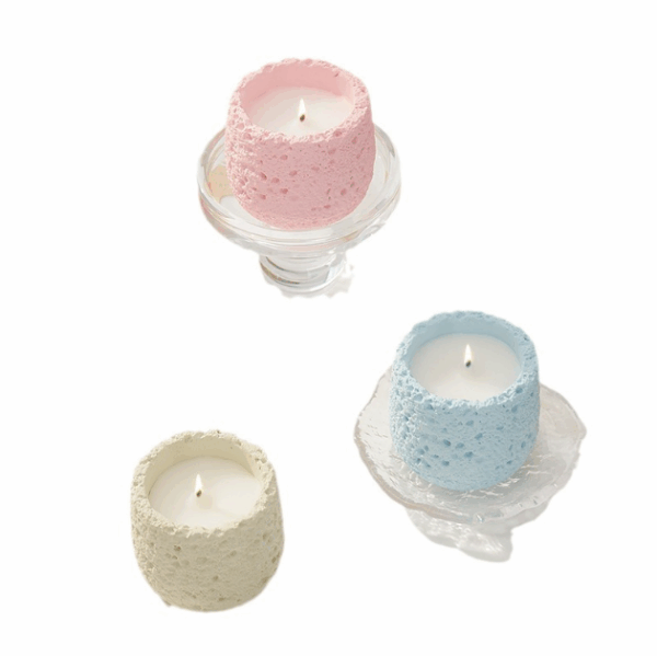 Space-Inspired Concrete Scented Candle – Modern Holiday Gift Set, Zen Aromatherapy for Home & Office Decor, Eco-Friendly Smokeless Ceramic Jar Candles | Unique Wedding Souvenir & Keepsake - Image 3