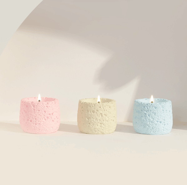 Space-Inspired Concrete Scented Candle – Modern Holiday Gift Set, Zen Aromatherapy for Home & Office Decor, Eco-Friendly Smokeless Ceramic Jar Candles | Unique Wedding Souvenir & Keepsake - Image 2