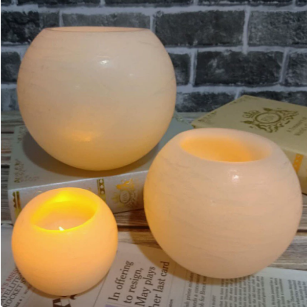 Halloween LED Candle Lights – Spherical Real Wax Flameless Candles, Luxury Horror Decor for Haunted House Parties, Bulk Wholesale & Festive Ambiance - Image 3