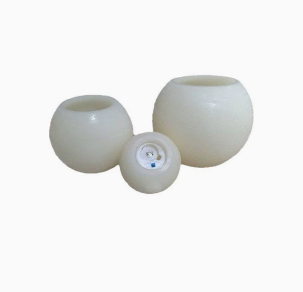Halloween LED Candle Lights – Spherical Real Wax Flameless Candles, Luxury Horror Decor for Haunted House Parties, Bulk Wholesale & Festive Ambiance