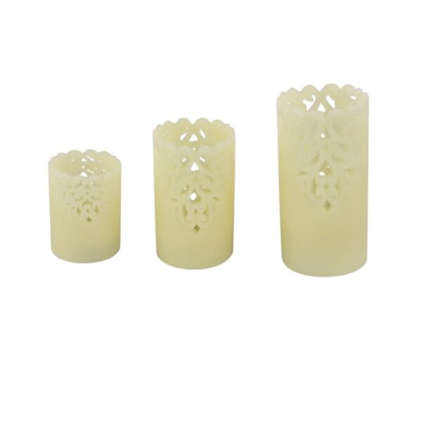 Laser-Carved Hollow LED Candle Lights – Wholesale Supplier Flameless Wedding & Festival Decors, Elegant Tabletop Ambiance Lighting for Parties, Home, or Events
