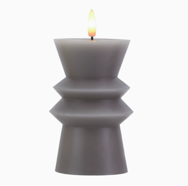 Roman Column LED Pillar Candles – Remote Control Flameless 3-Piece Set, Realistic Decorative Candles for Birthday Parties, Weddings, or Home Centerpiece Tabletop Décor - Image 3