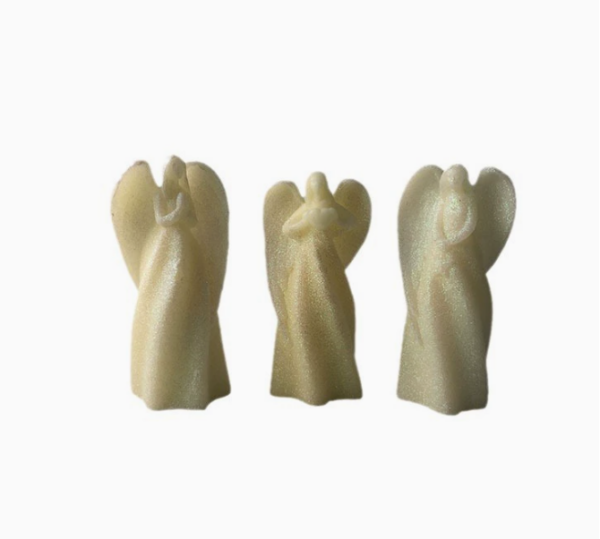 Angel LED Candles – Sculpted Flameless Candle Lights with Realistic Flame Effect, Battery-Operated for Wedding, Christmas Decor, Escape Room or Gothic Party Ambiance