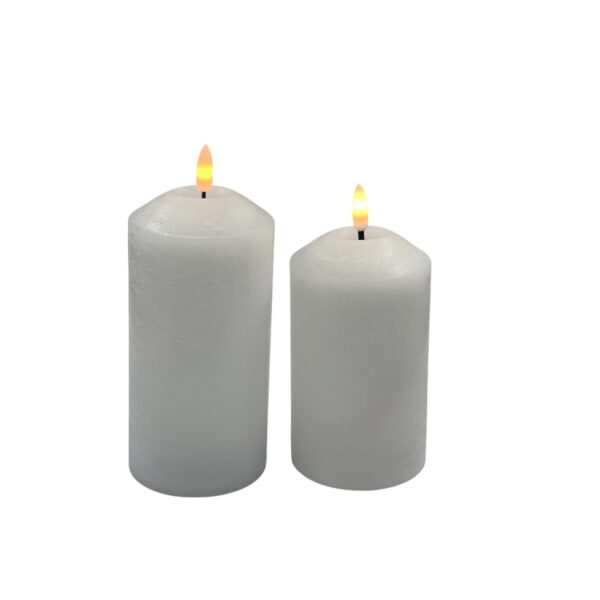 3D Flame LED Bullet-Tip Electronic Candles – Realistic Flameless Candles with Decorative Holder for Weddings, Christmas, Party, and Home Atmosphere Lighting