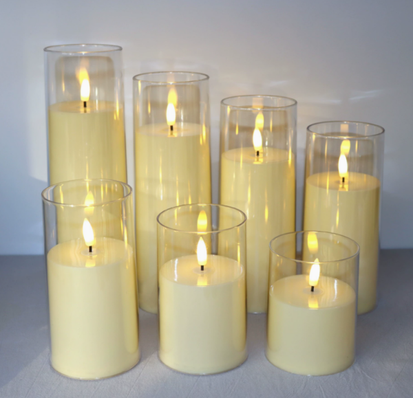 Swaying Teardrop LED Flameless Candles in Acrylic Glass Jars – Decorative Flameless LED Tea Lights for Weddings, Birthday Parties, Table Centerpieces, and Elegant Home Décor - Image 4