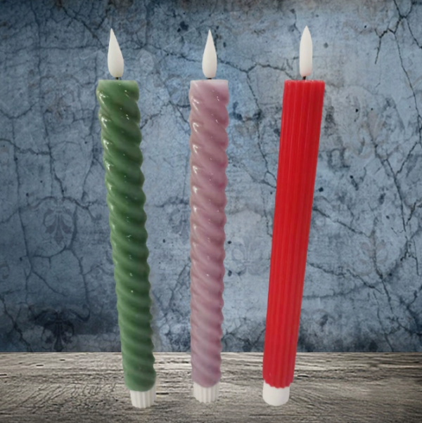 New Bullet-Tip Teardrop Wax Flameless LED Candles — Realistic Dripping Wax Effect for Hotel, Wedding & Romantic Dinner Decor, Battery-Powered & Reusable - Image 3