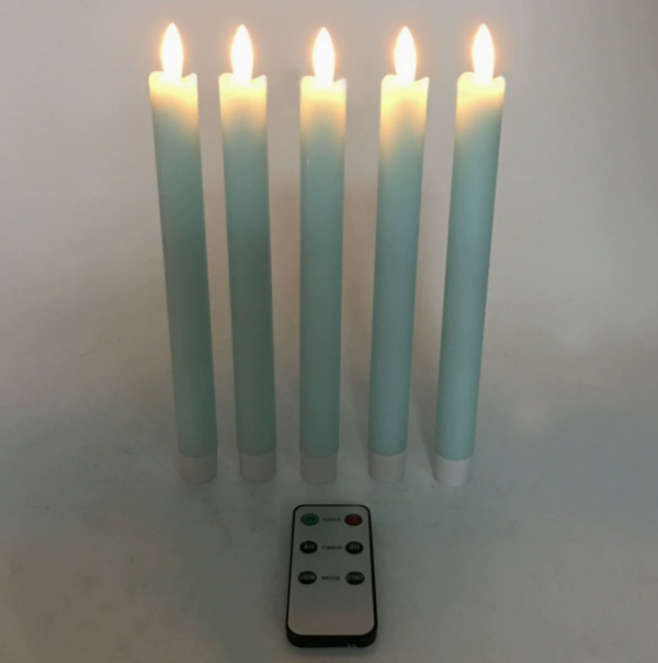 6-Button Remote Control Bullet-Shaped LED Flameless Candles — Realistic Flame Electronic Wax Lights for Party, Wedding & Home Ambiance Decor - Image 4